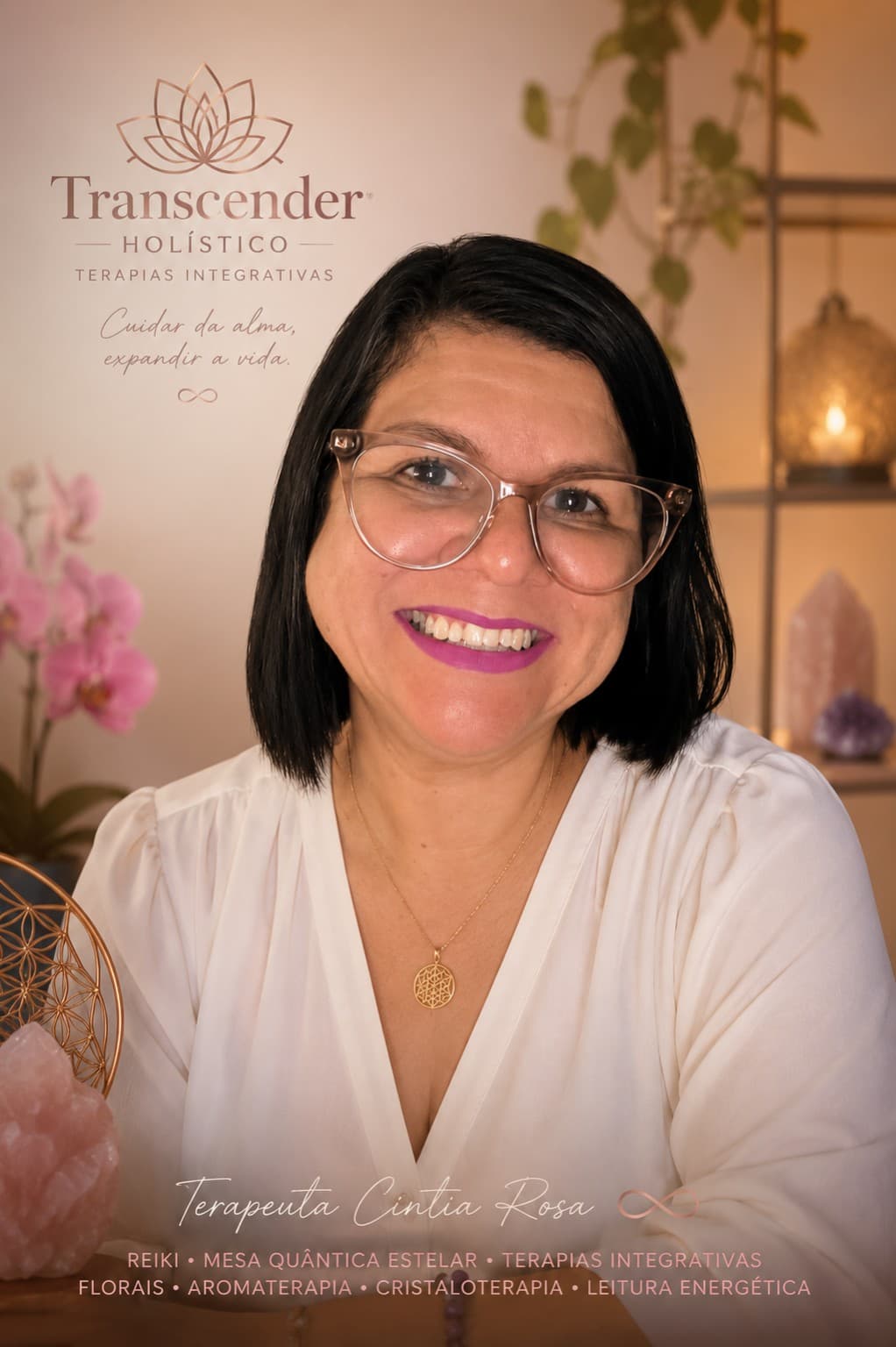 Cintia Rosa, terapeuta holística